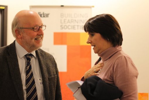 Europoslankyně Michaela &Scaron;ojdrov&aacute; na konferenci s Dirkem Van Dammem ze sekce pro vzděl&aacute;v&aacute;n&iacute; a v&yacute;zkum v OECD