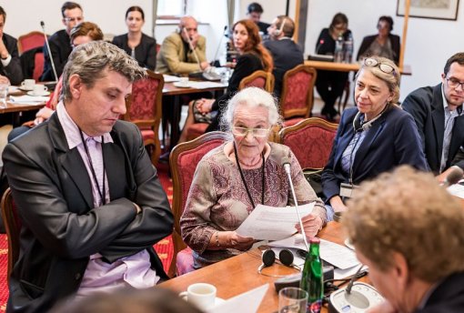 Ruth H&aacute;lov&aacute;&nbsp;na semin&aacute;ři "Iniciativa Lorda Dubse - inspirace pro ČR", v Praze 14. z&aacute;ř&iacute; 2018