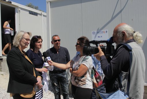 Hotspot Moria , Lesbos, duben 2018
